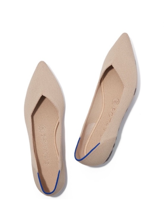 Rothy's Shoes - Rothys The Point in Ecru Size 6.5